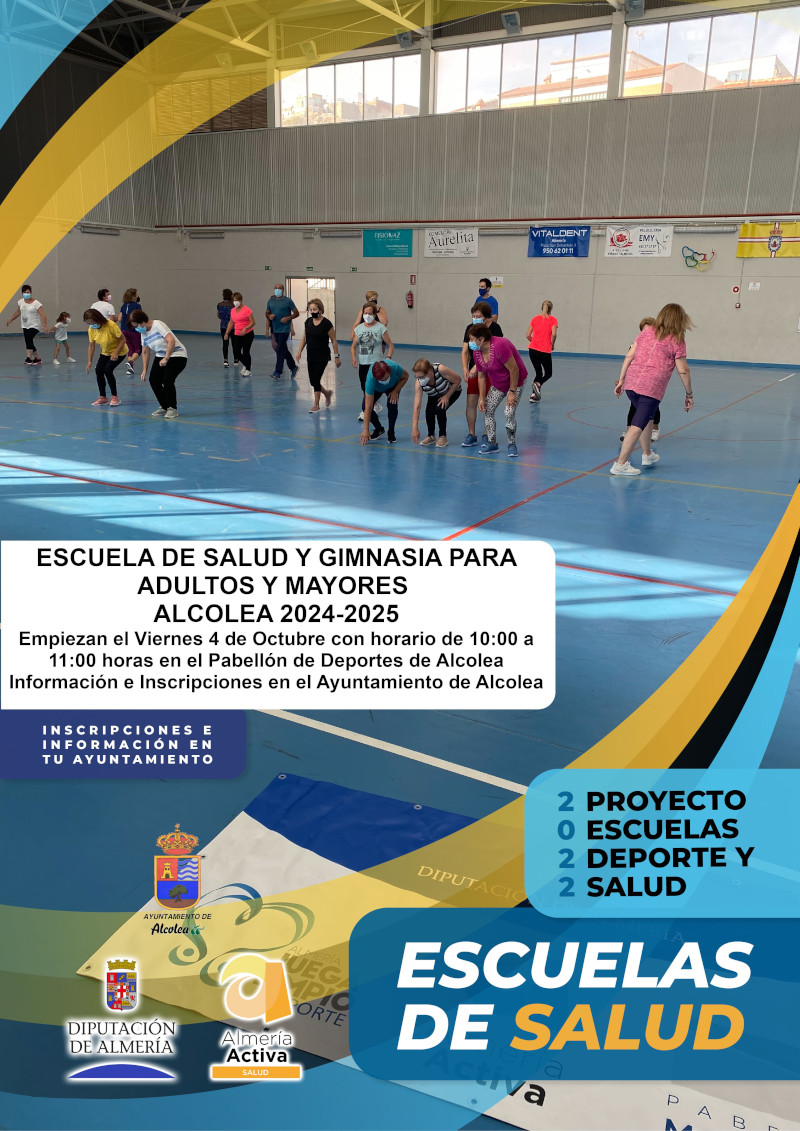 ESCUELAS DE DEPORTE Y SALUD PARA MAYORES ALCOLEA 2024-2025